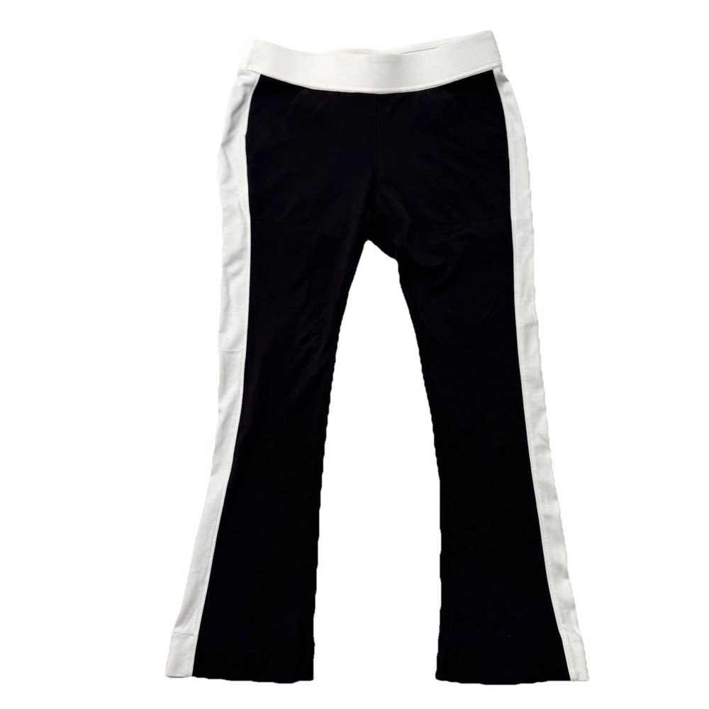 Belyn Key Essentials Commuter Tournament Crop Pants Womens XS Black/White Stripe